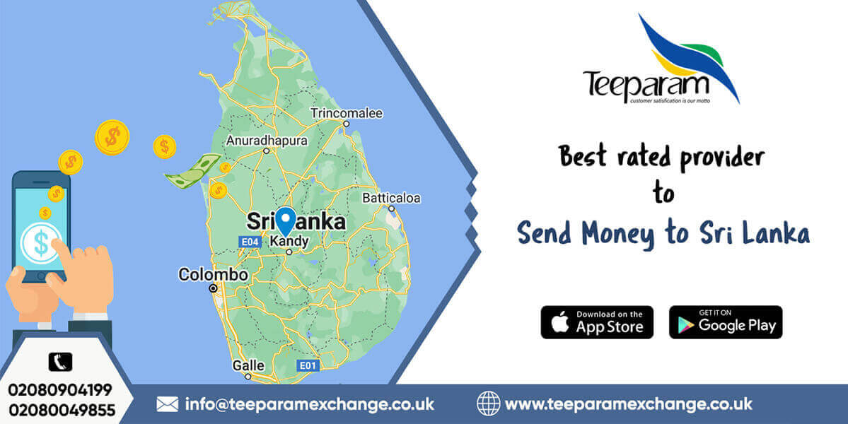 Best rated provider to send money to Sri Lanka
