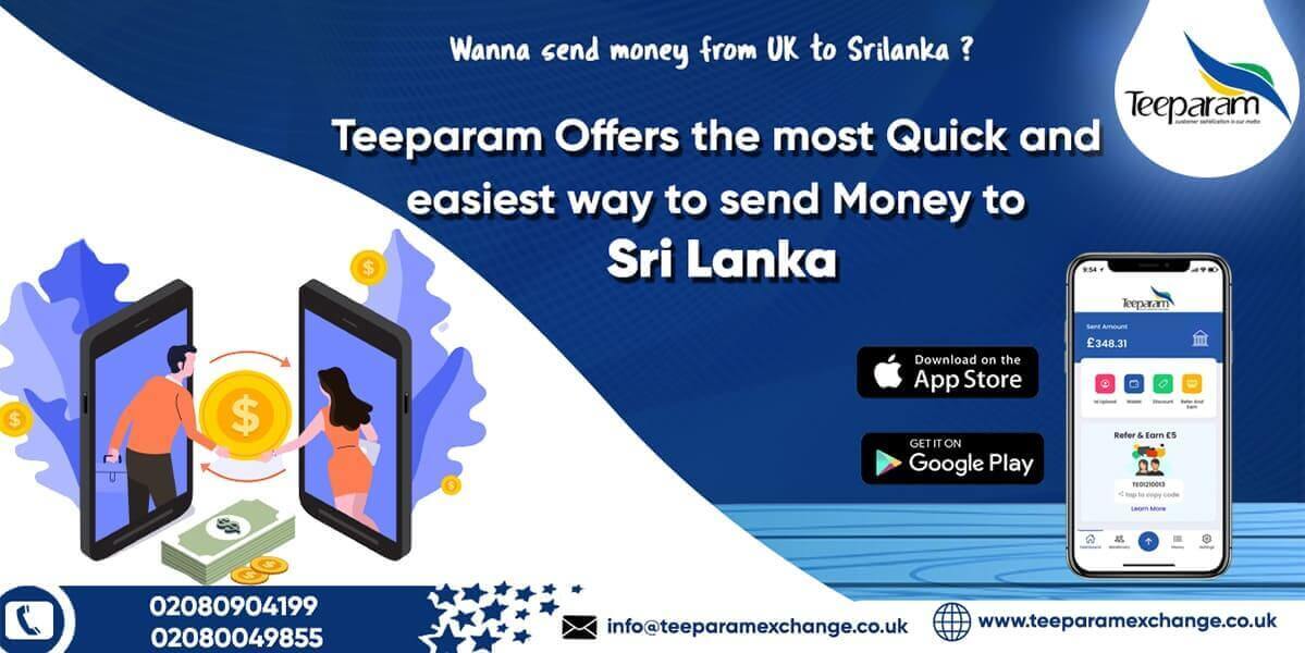 Quick and easiest way to send Money to Sri Lanka